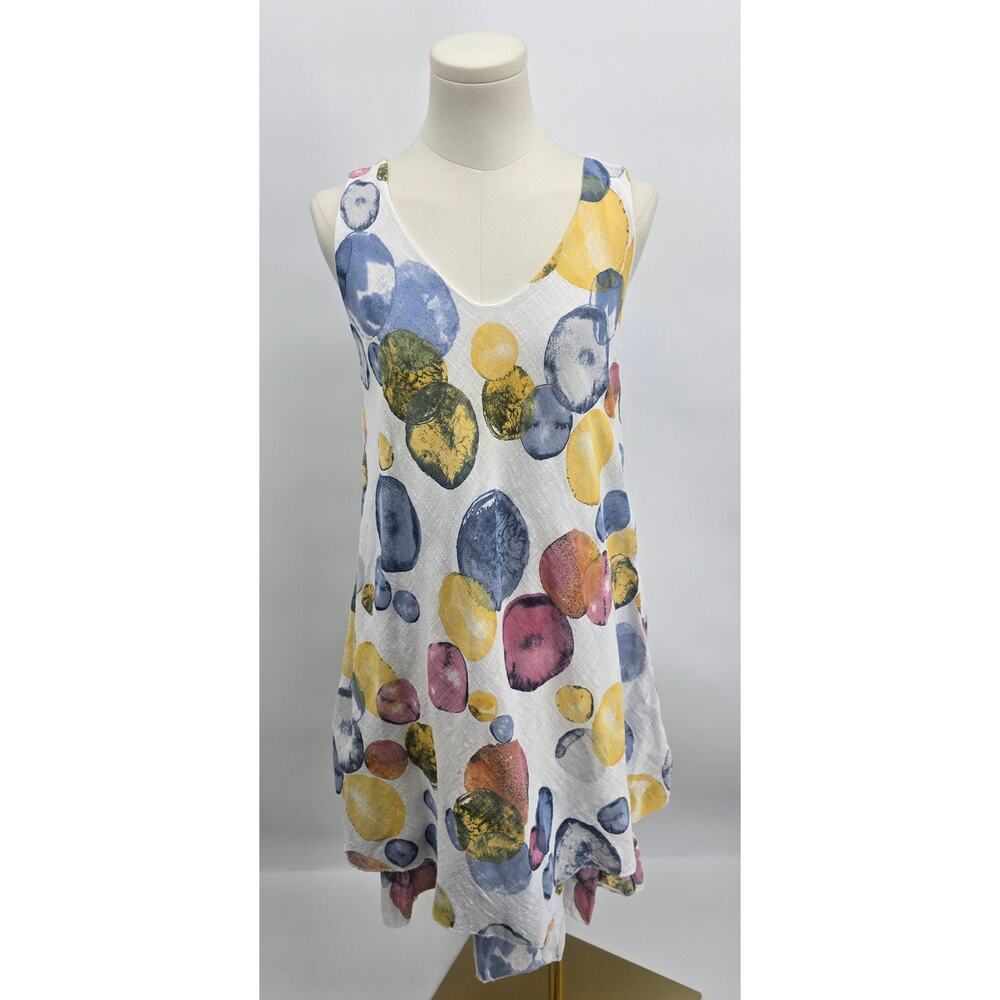 Beyond Capri Bubble Print Quirky Whimsical Cotton Dress